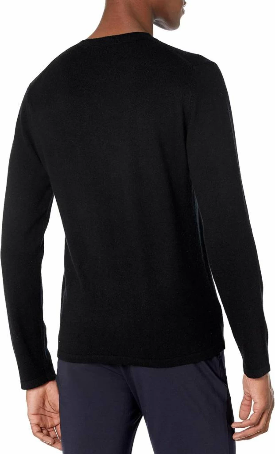 Vince Men's 100% Cashmere Crewneck Sweater - Luxury Soft Knit Pullover