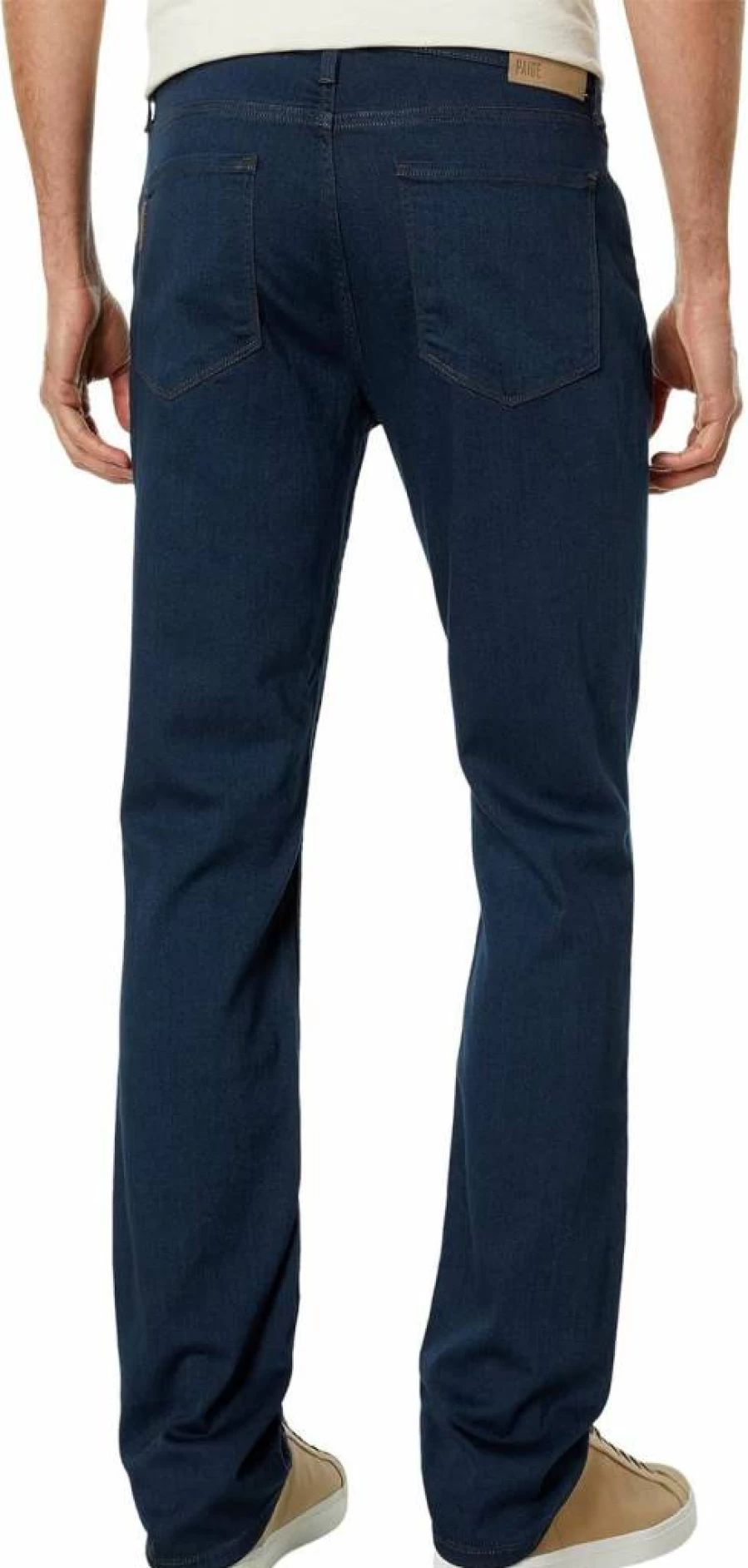 PAIGE Men's Federal Transcend Slim Straight Fit Jeans - Premium Denim Pants for Men