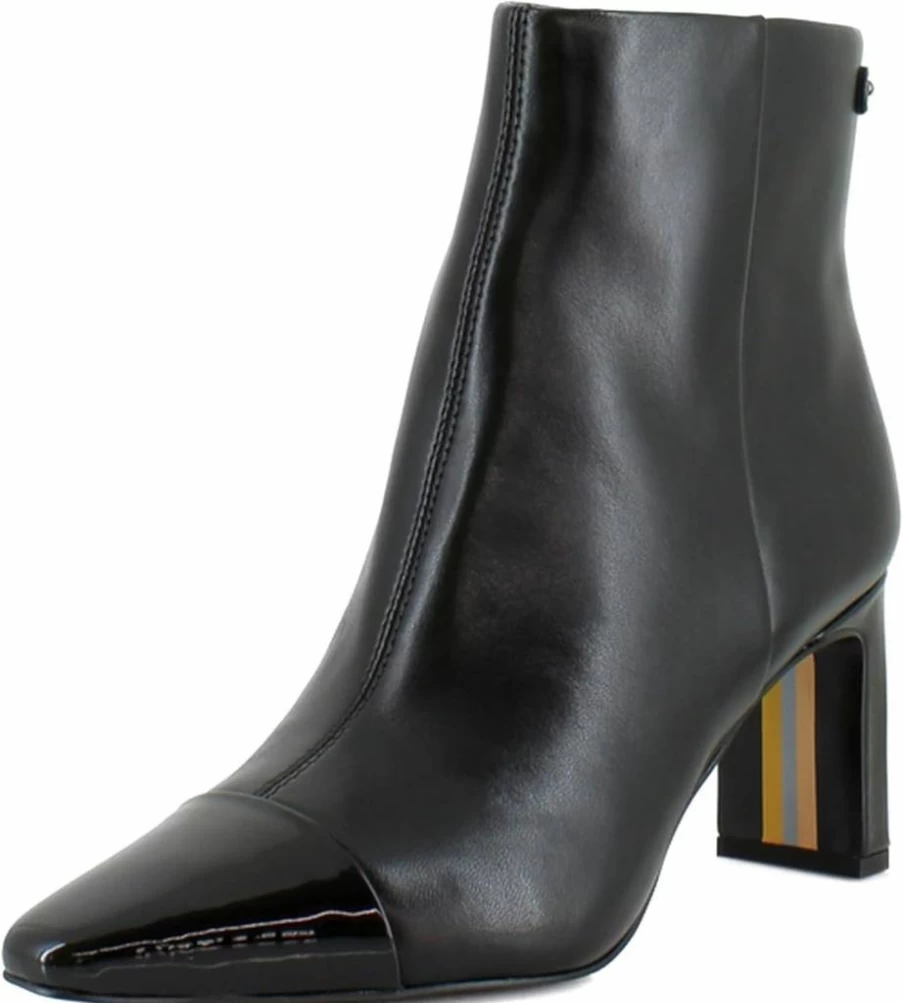 Sam Edelman Women's Saige Ankle Boots - Stylish Leather Mid Heel Booties for Women