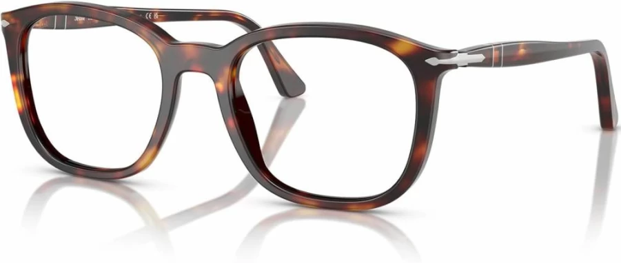 Persol PO3355S Square Acetate Sunglasses for Men & Women - Classic Italian Designer Frames with UV Protection