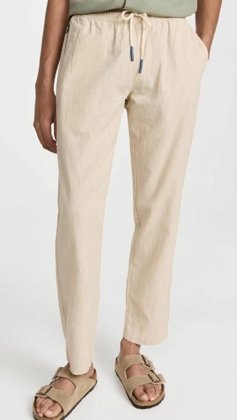 OAS Men's Linen Pants - Lightweight, Breathable Summer Casual Trousers for Men