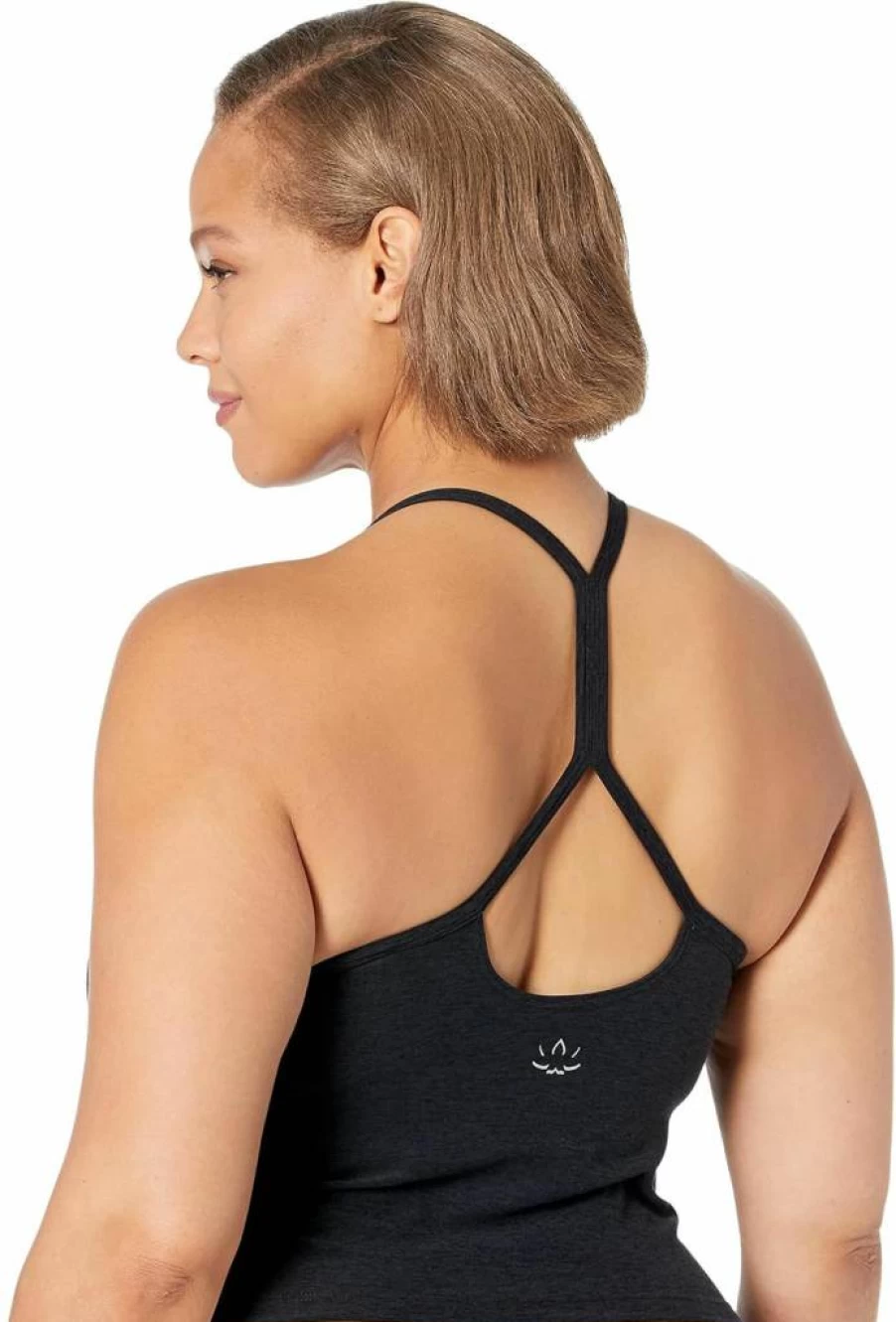 Beyond Yoga Women's Spacedye Slim Fit Cropped Racerback Tank Top for Yoga & Workouts