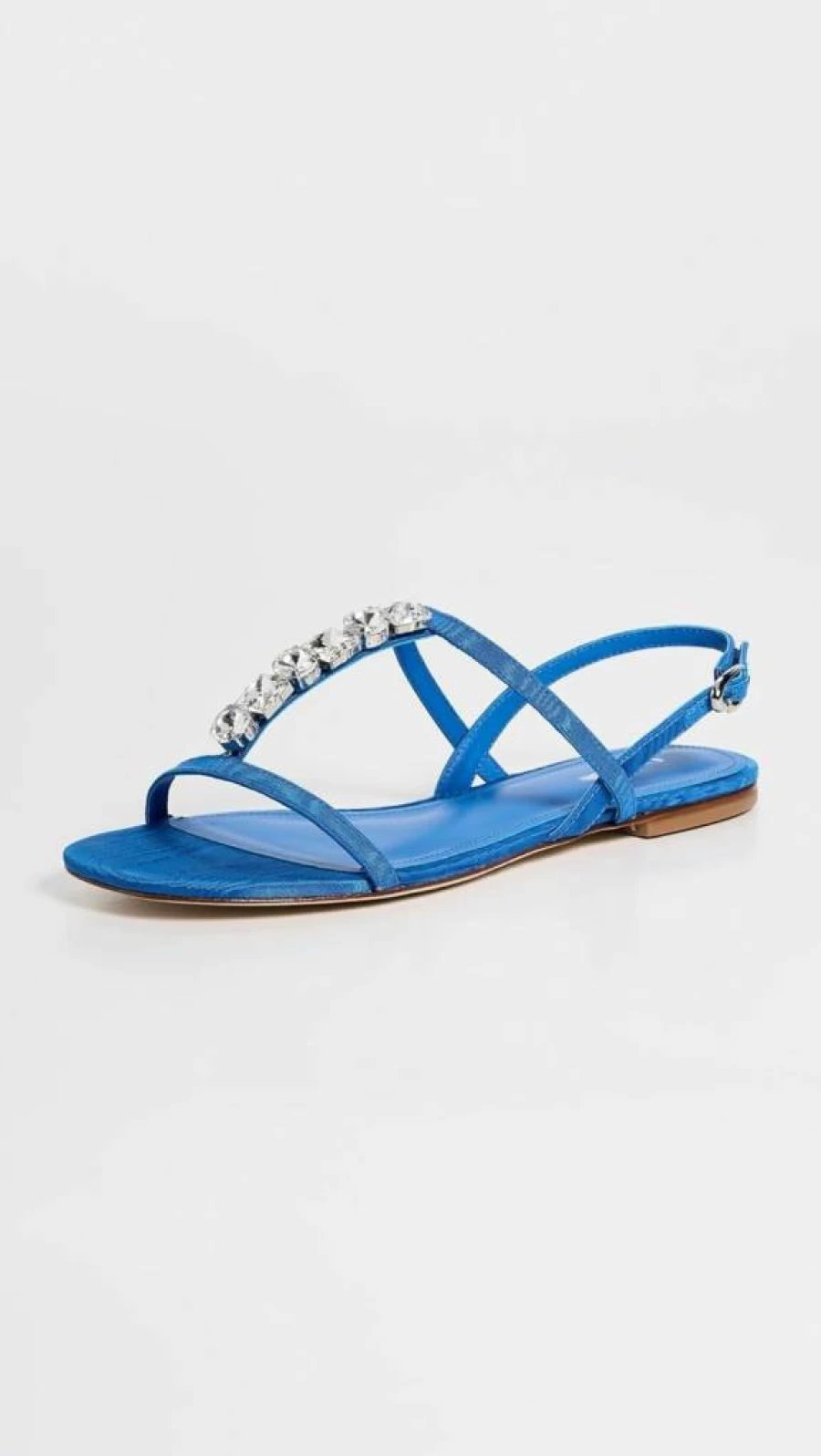 Larroude Women's Calypso Flat Sandals – Comfortable Summer Slide Sandals for Women