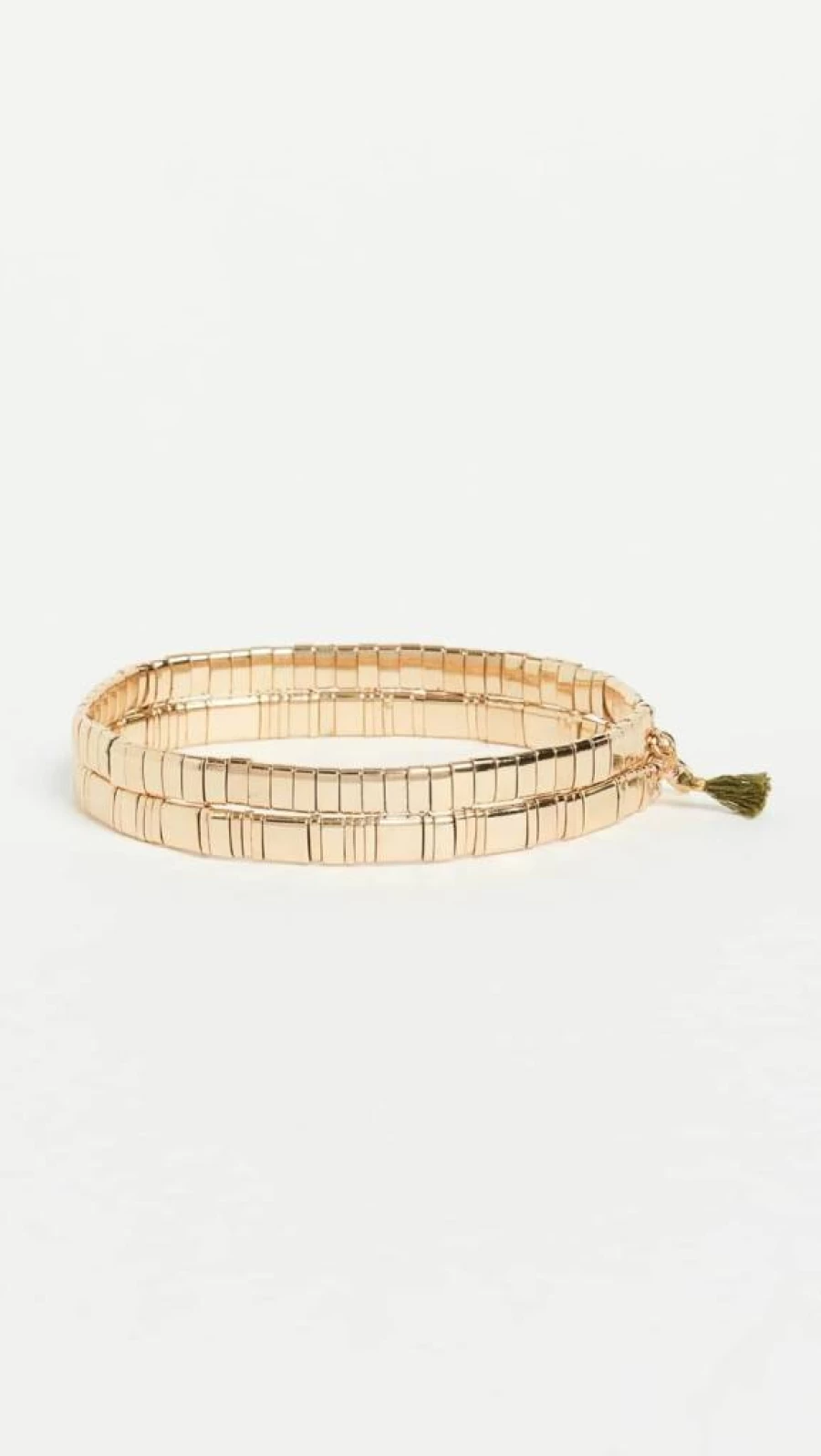 SHASHI Women's Tilu Fort Knox Bracelet Set - Gold-Tone Bangle Stack for Women