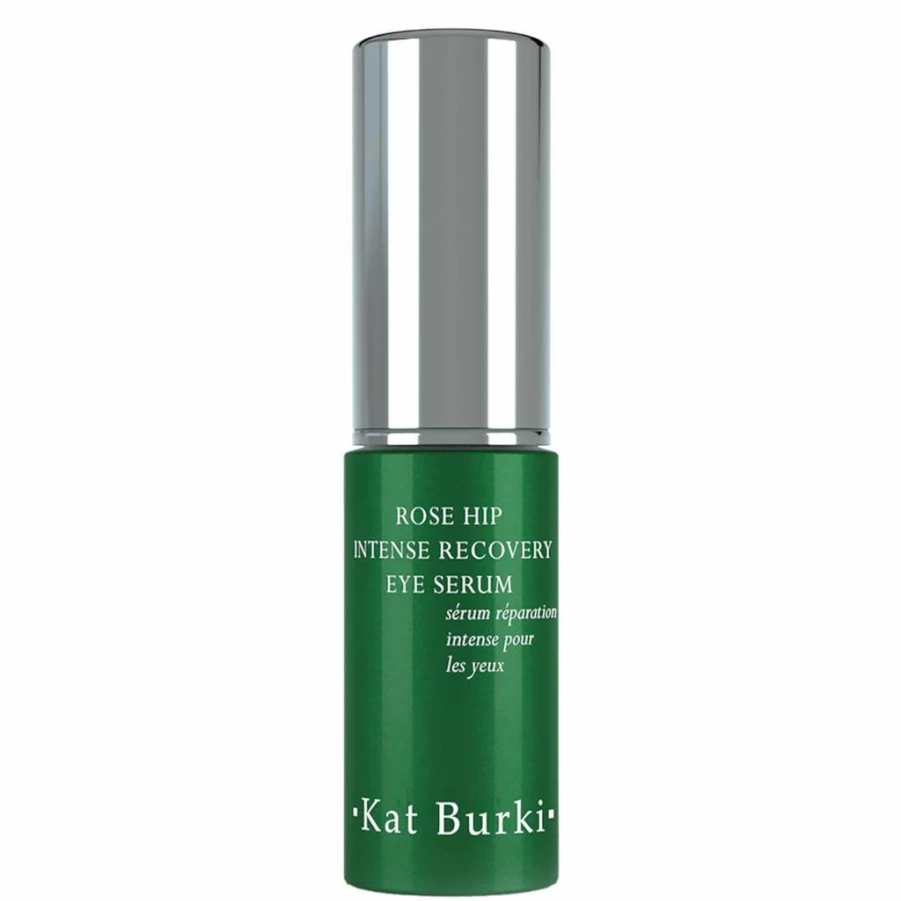 KAT BURKI Anti-Aging Eye Serum with Vitamin C & 1% Retinol - Reduces Fine Lines, Puffiness, Dark Circles - 0.5 Fl Oz Rose Hip Recovery Treatment