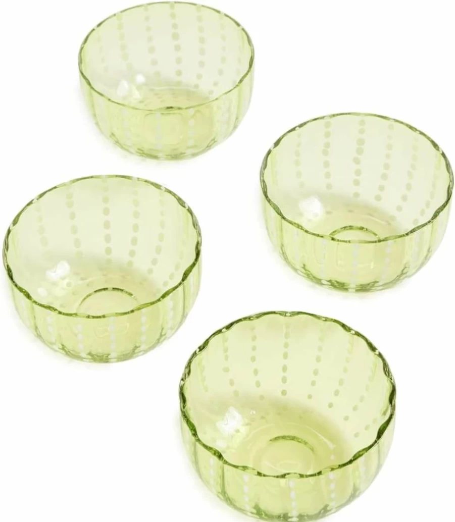 Zafferano Perle Small Bowl Set - 4-Piece Elegant Women's Dining Collection
