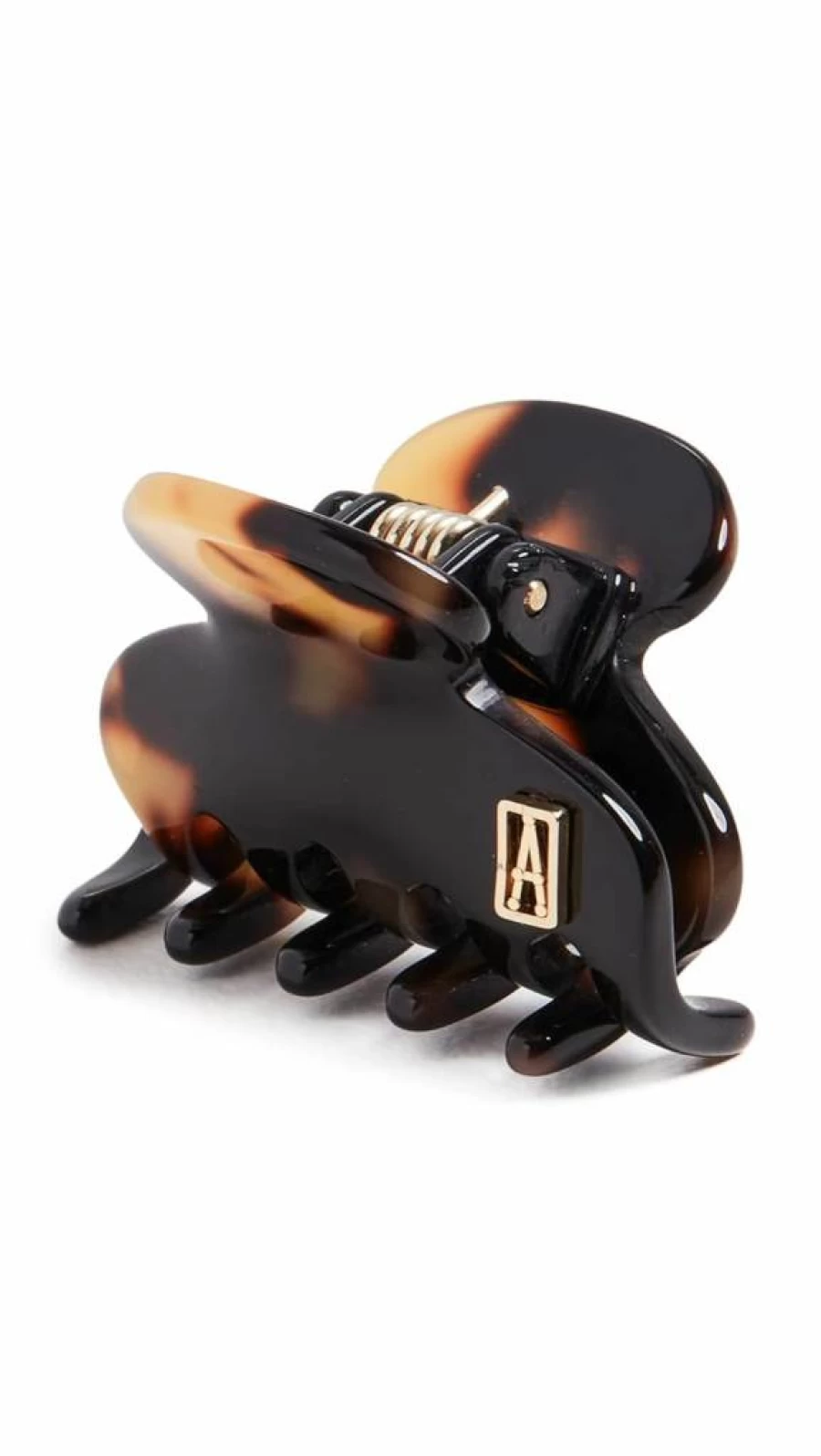 Alexandre de Paris Women's Small Tortoise Print Jaw Clip Hair Accessory