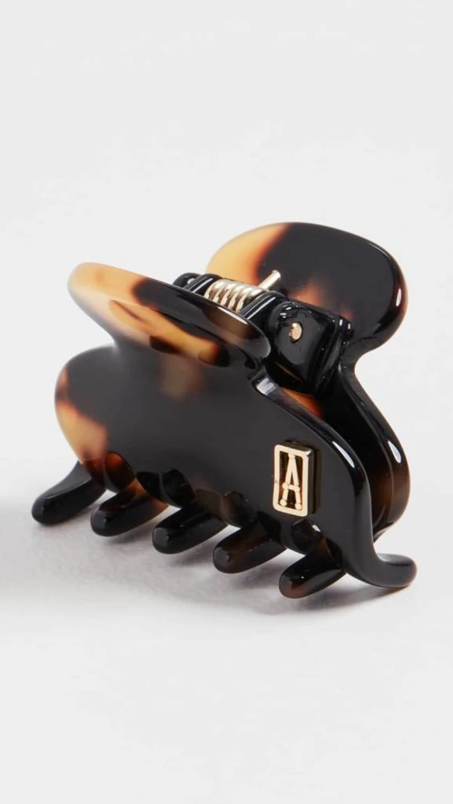 Alexandre de Paris Women's Small Tortoise Print Jaw Clip Hair Accessory