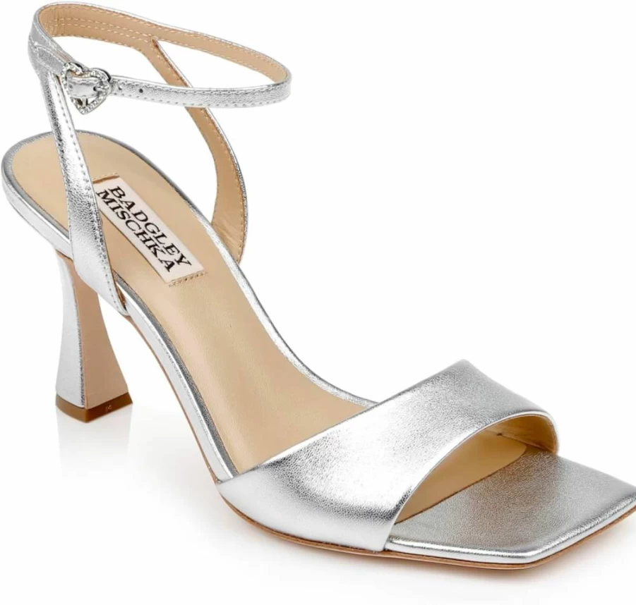 Badgley Mischka Women's Cady Heeled Sandals - Elegant High Heel Dress Sandals for Women