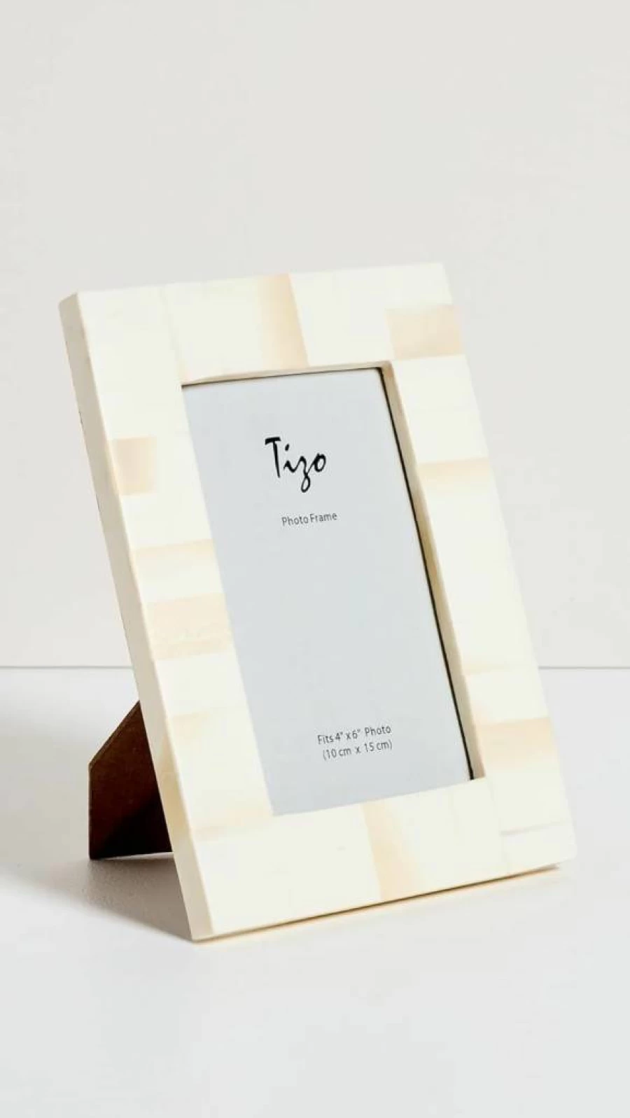 Tizo Design Women's Bon/Res Frame 4x6 - Elegant Photo Frame for 4x6 Pictures