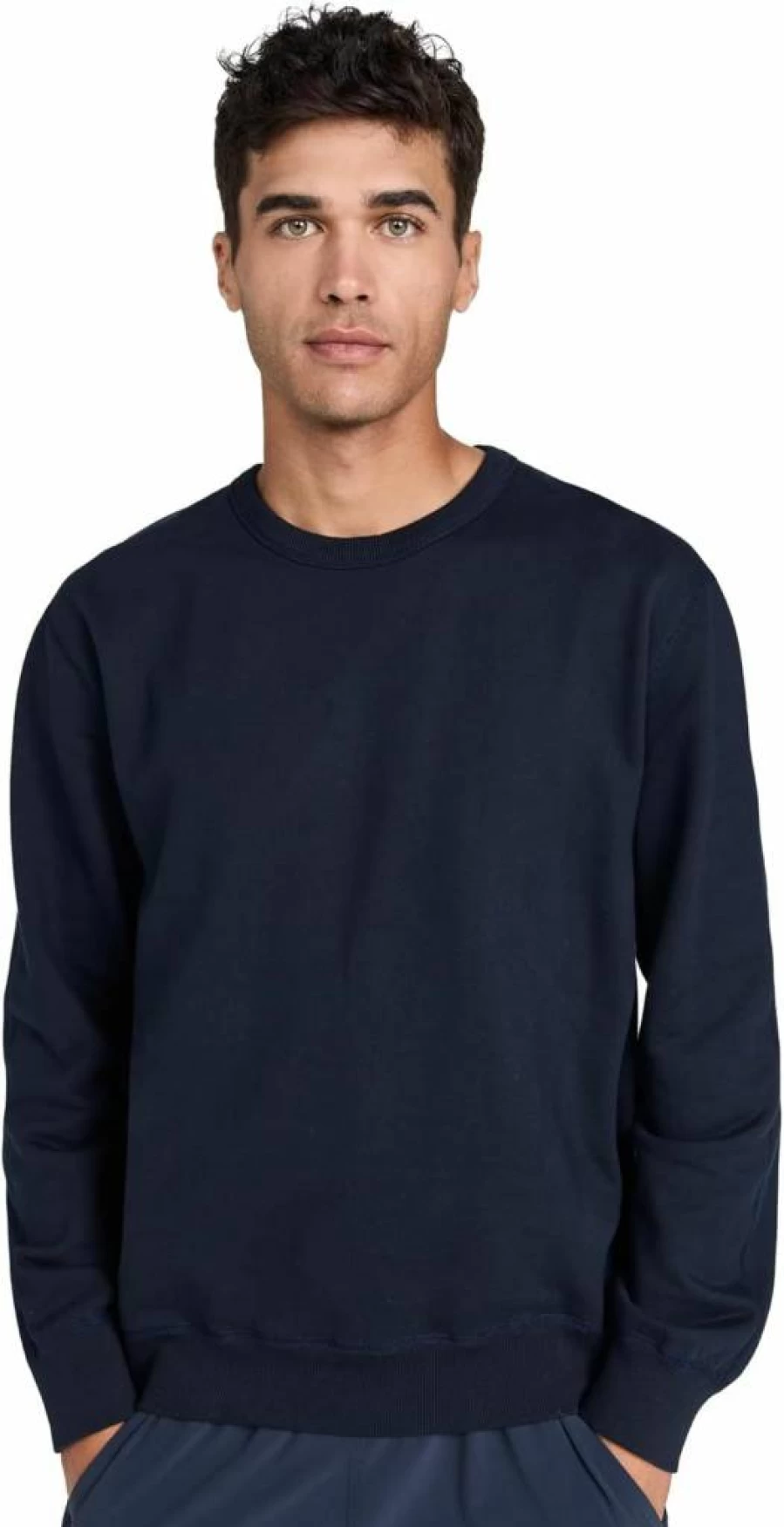 REIGNING CHAMP Men's Midweight Terry Classic Crewneck Sweatshirt | Premium Cotton Pullover