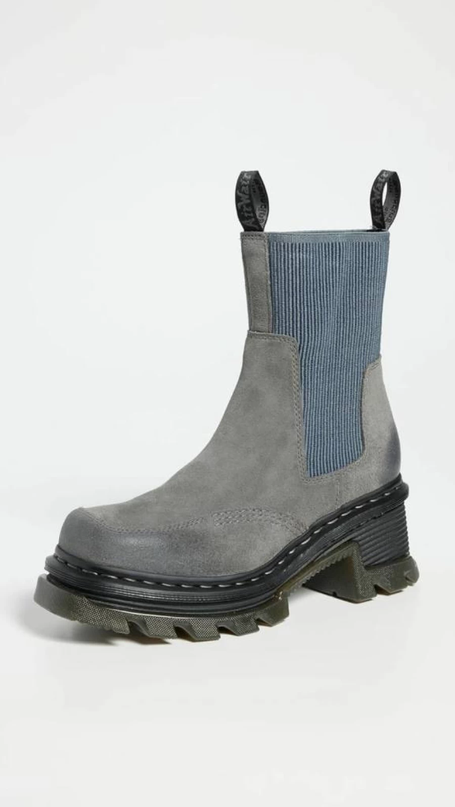 Dr. Martens Women's Corran Leather Chelsea Boots - Slip-Resistant Ankle Booties with Air-Cushioned Sole