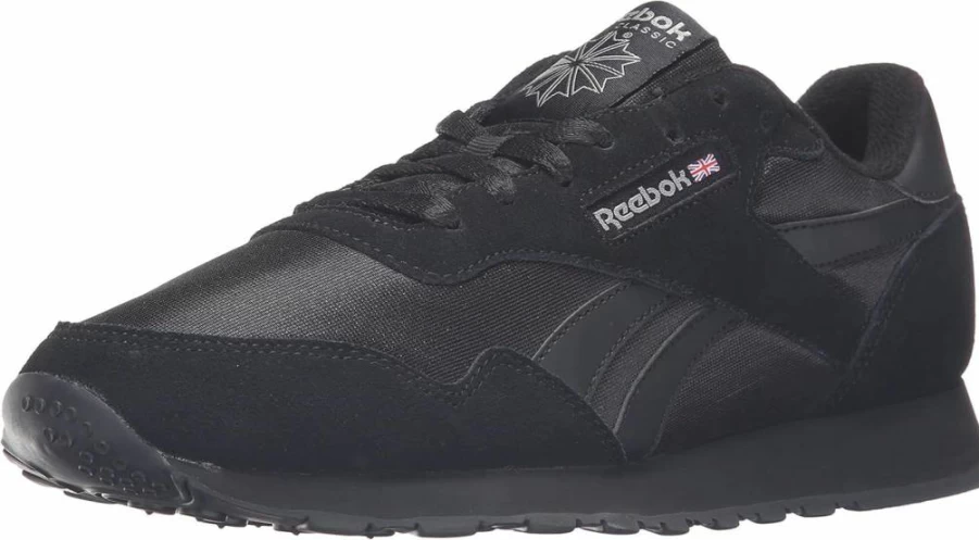 Reebok Men's Classic Leather Running Shoes - Cushioned Comfort for Training & Gym Workouts