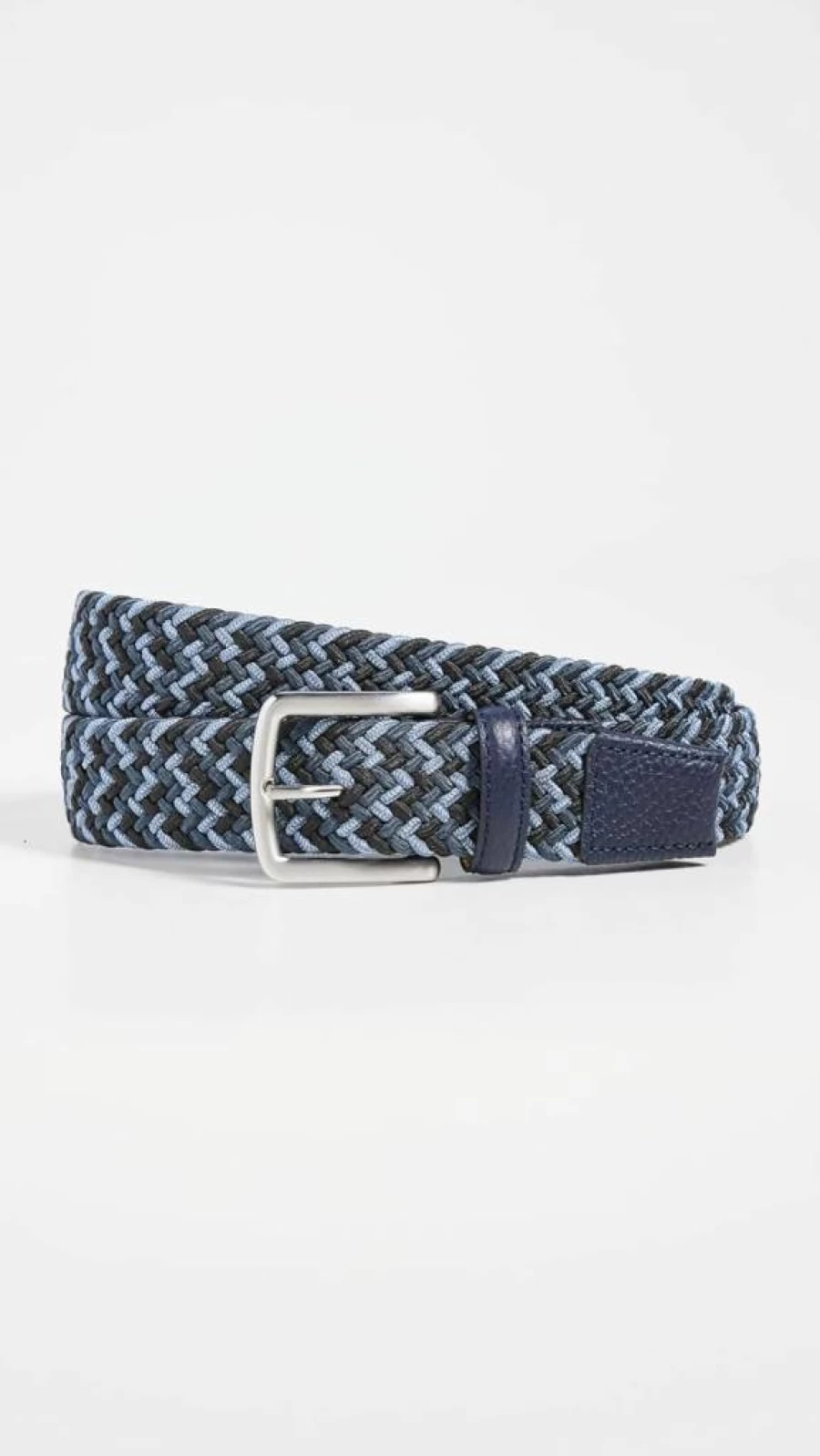 Faherty Men's Stretch Woven Belt - Adjustable Casual & Dress Waistband for Men
