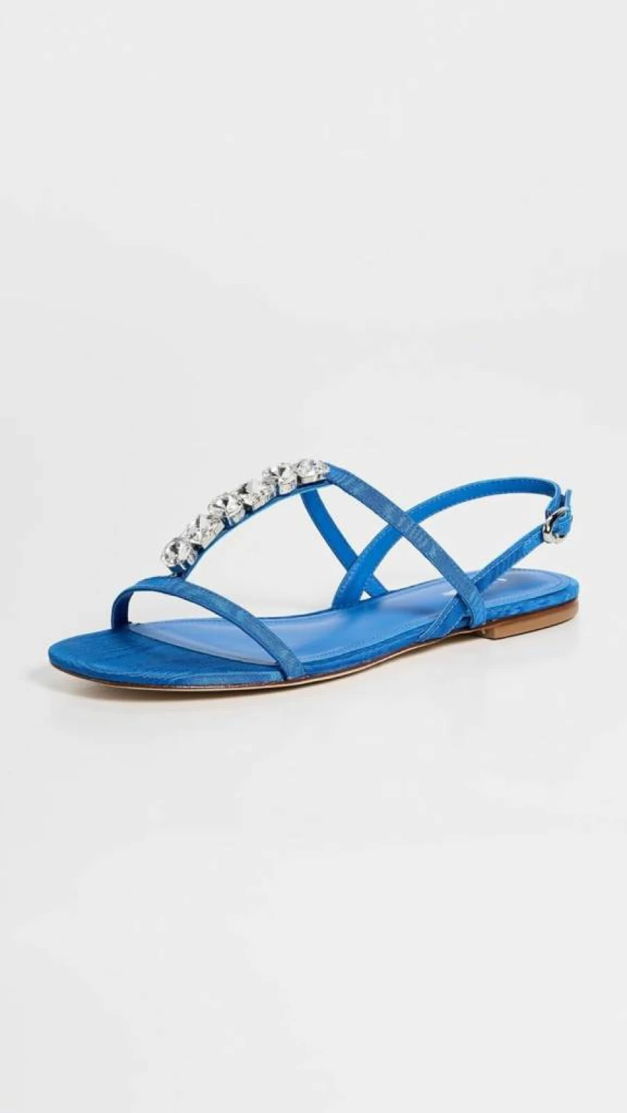 Larroude Women's Calypso Flat Sandals – Comfortable Summer Slide Sandals for Women