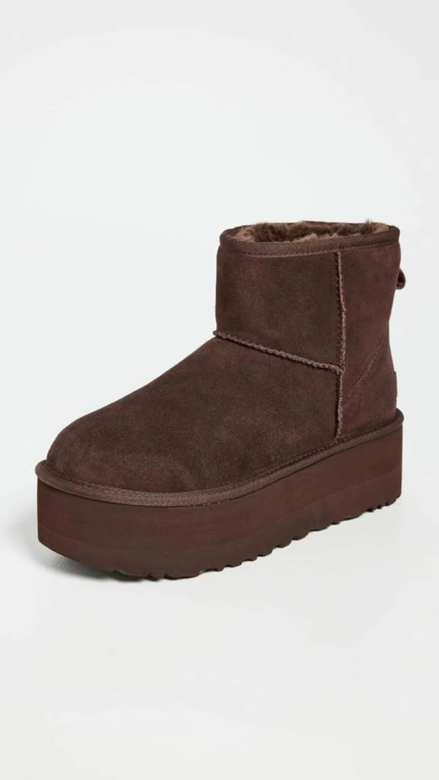 UGG Women's Classic Mini Platform Boots | Genuine Shearling Winter Boots