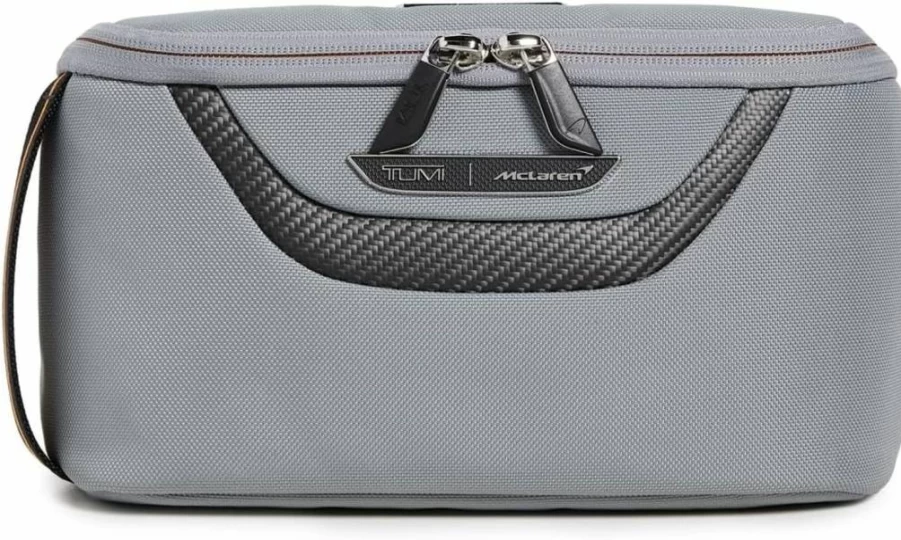 TUMI Men's Remex Accessory Kit in Super Grey - Premium Travel Organizer for Essentials, One Size