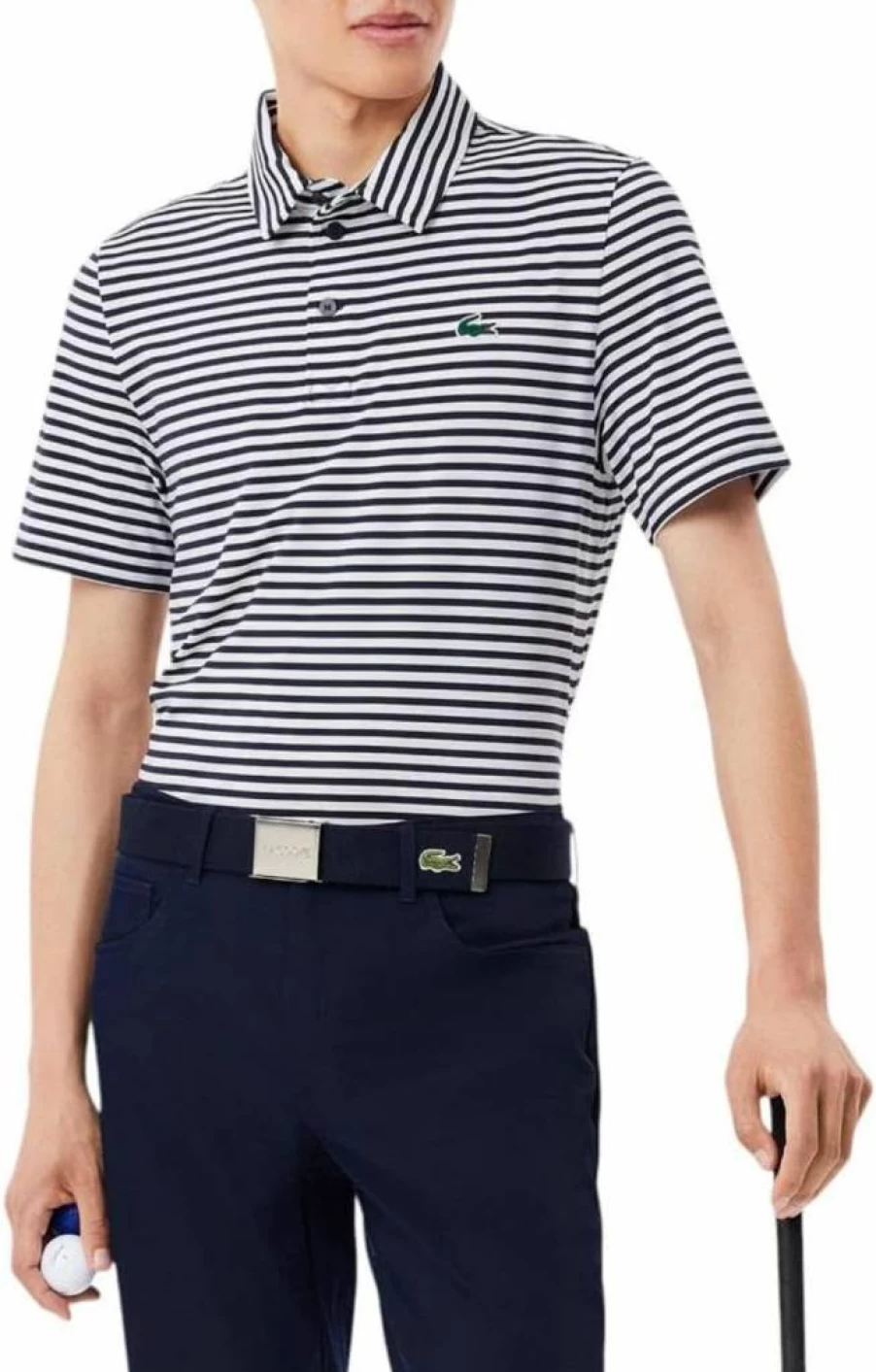 Lacoste Men's UV Protection Golf Polo Shirt – Regular Fit, Moisture-Wicking & Breathable Fabric