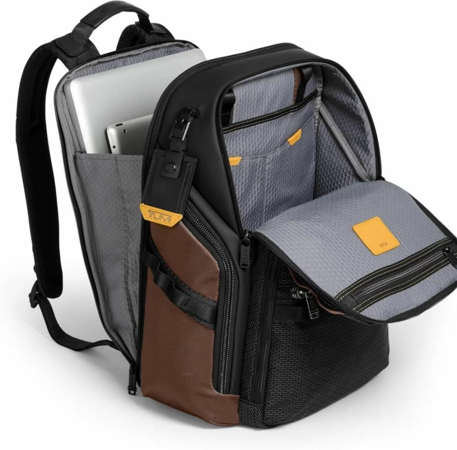 TUMI Alpha Bravo Search Backpack for Men & Women - Durable 17" Laptop Backpack for Work, Travel & Everyday Use - Water-Resistant Black Design