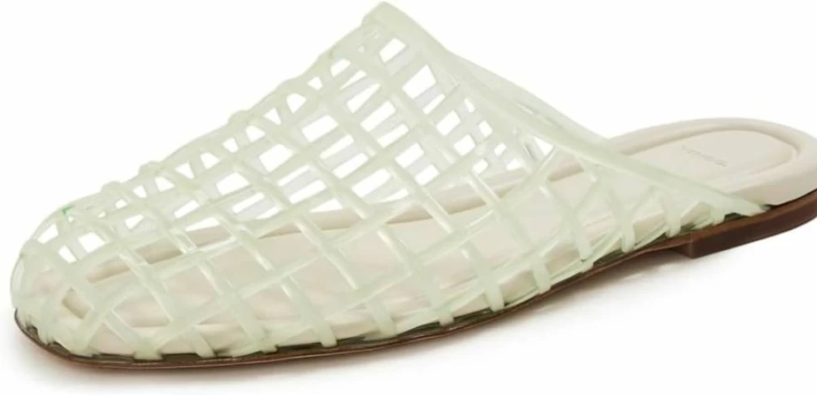 Vince Women's Barcelona Jelly Sandals - Comfortable & Stylish Slip-On Flats for Summer