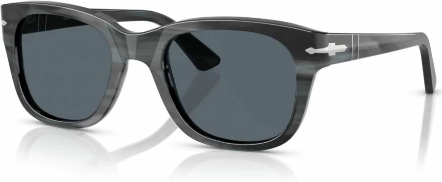 Persol PO3372S Square Frame Sunglasses for Men & Women - Classic Italian Design UV Protection