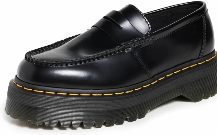 Dr. Martens Women's Penton Quad Loafers - Chunky Platform Leather Loafers for Women