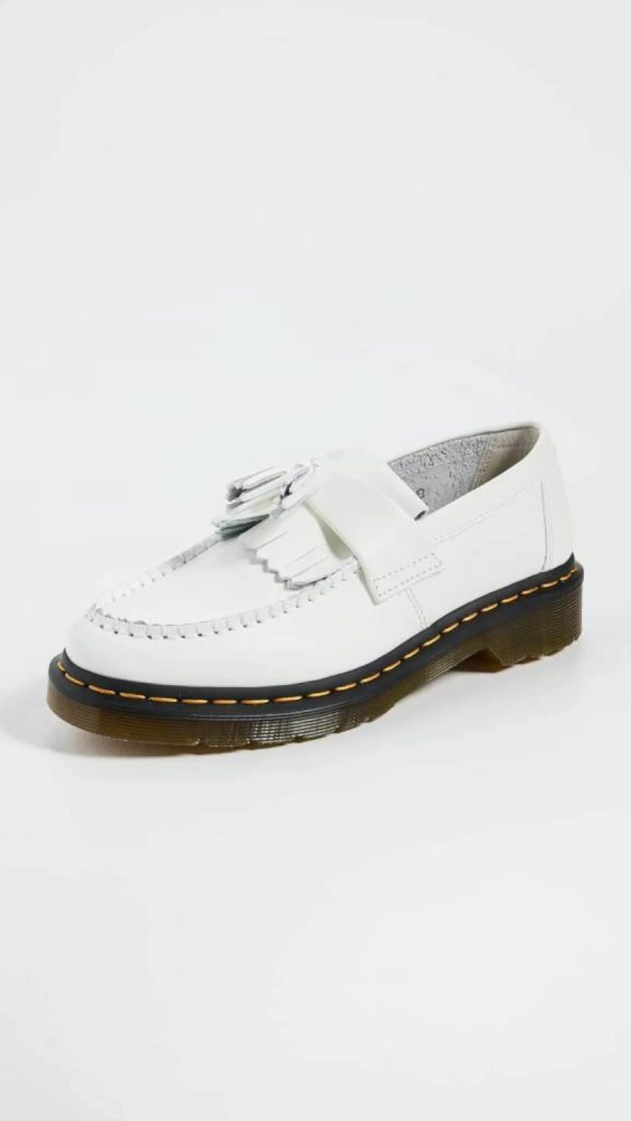 Dr. Martens Women's Adrian Tassel Loafers - Classic Black Leather Slip-On Shoes with Comfortable Sole