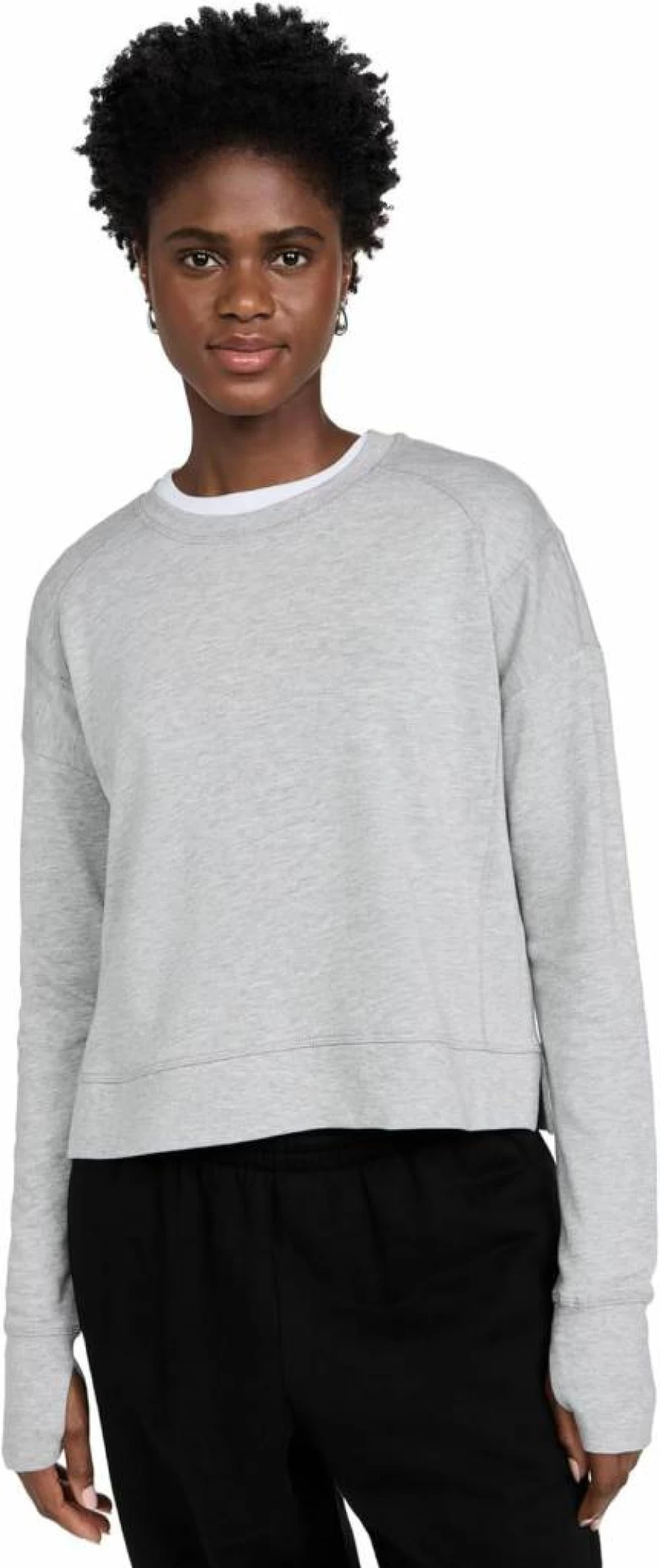 Sweaty Betty Women's After Class Crop Sweatshirt - Soft Workout Hoodie for Yoga & Gym
