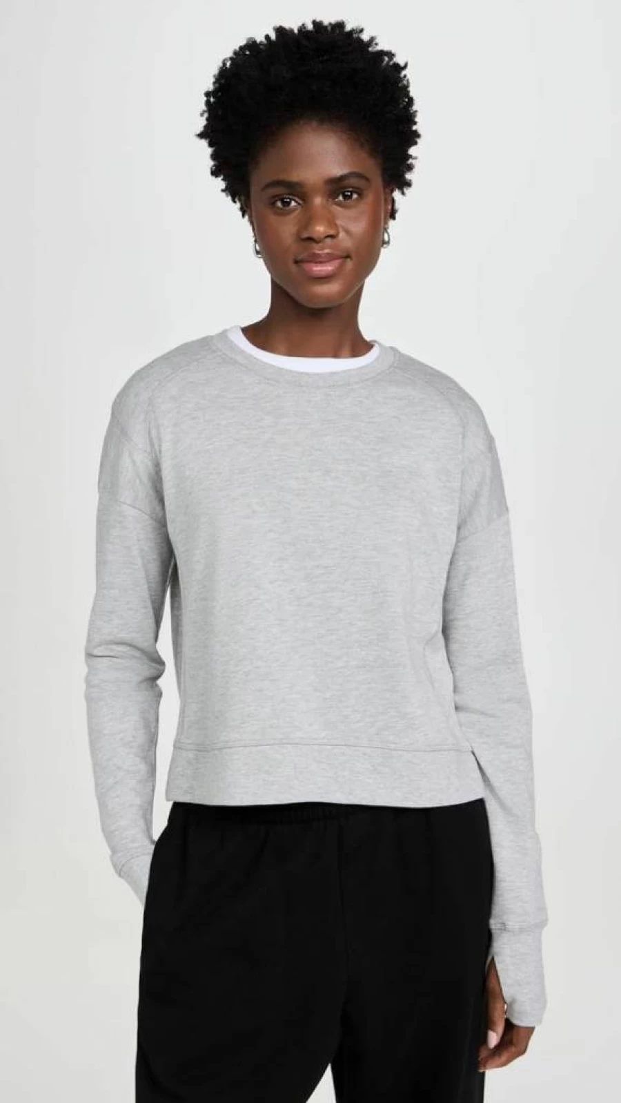 Sweaty Betty Women's After Class Crop Sweatshirt - Soft Workout Hoodie for Yoga & Gym