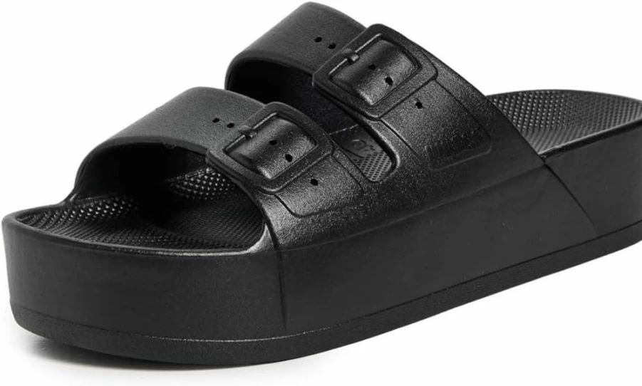 Freedom Moses Women's High Platform Sandals - Comfortable Slide Sandals for Women