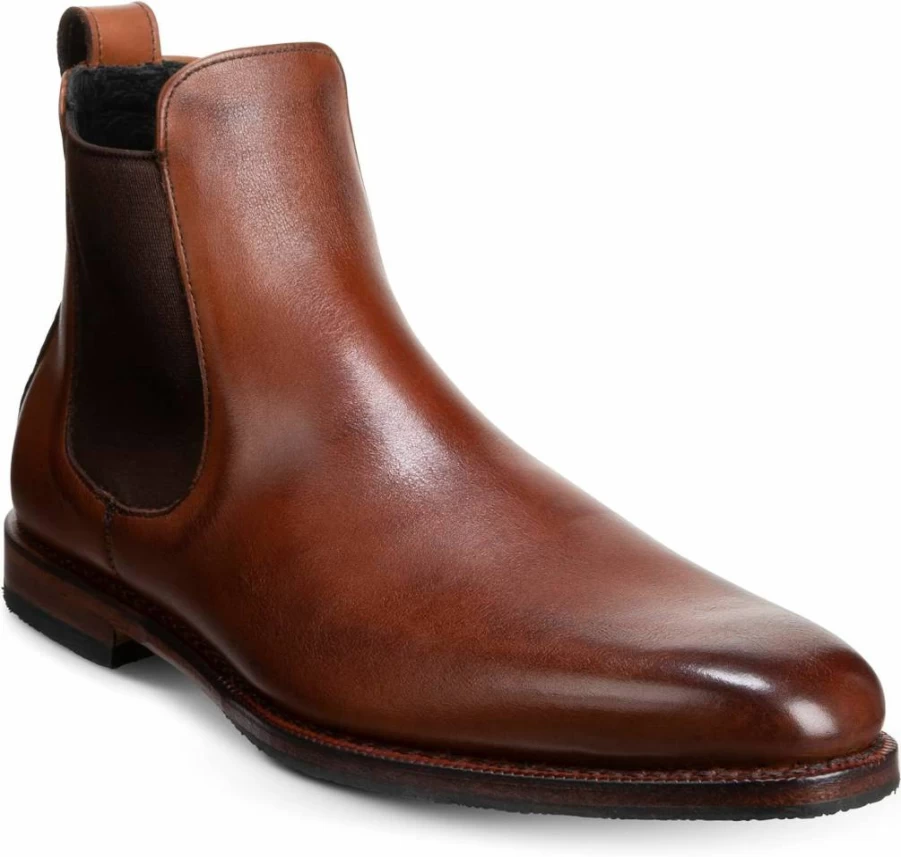 Allen Edmonds Men's Liverpool Chelsea Boots | Premium Leather Dress Boots for Men | Comfortable & Stylish Formal Footwear
