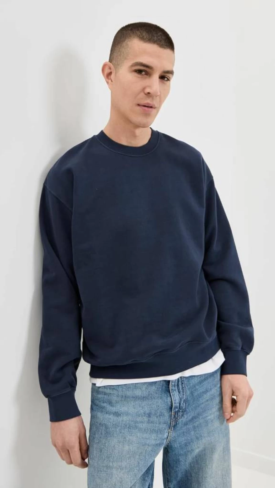 Madewell Men's Woodland Print Crewneck Sweatshirt - Casual Comfort Fit Pullover