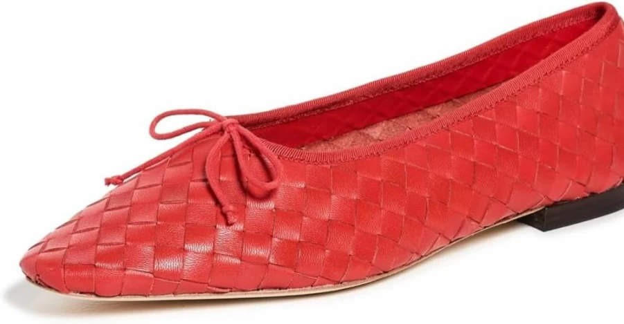 Loeffler Randall Women's Landry Woven Flat Shoes - Comfortable & Stylish Casual Loafers