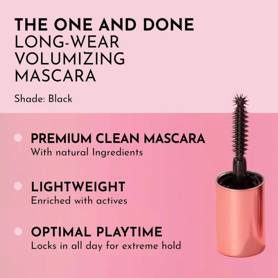LAWLESS The One & Done Volumizing Mascara for Women - Sunset Peach & Black, 0.4 Fl Oz, Lengthening & Volumizing Waterproof Mascara