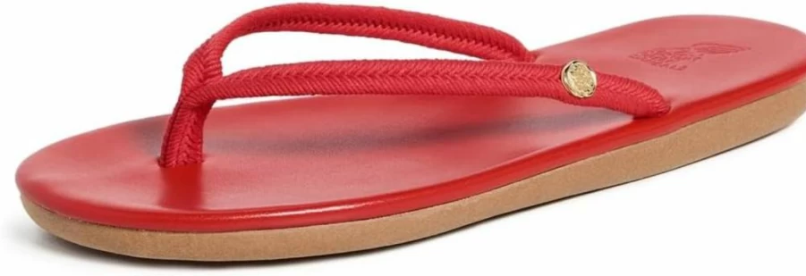 Ancient Greek Sandals Women's Saionara Rope Leather Sandals | Handmade Greek Goddess Flats
