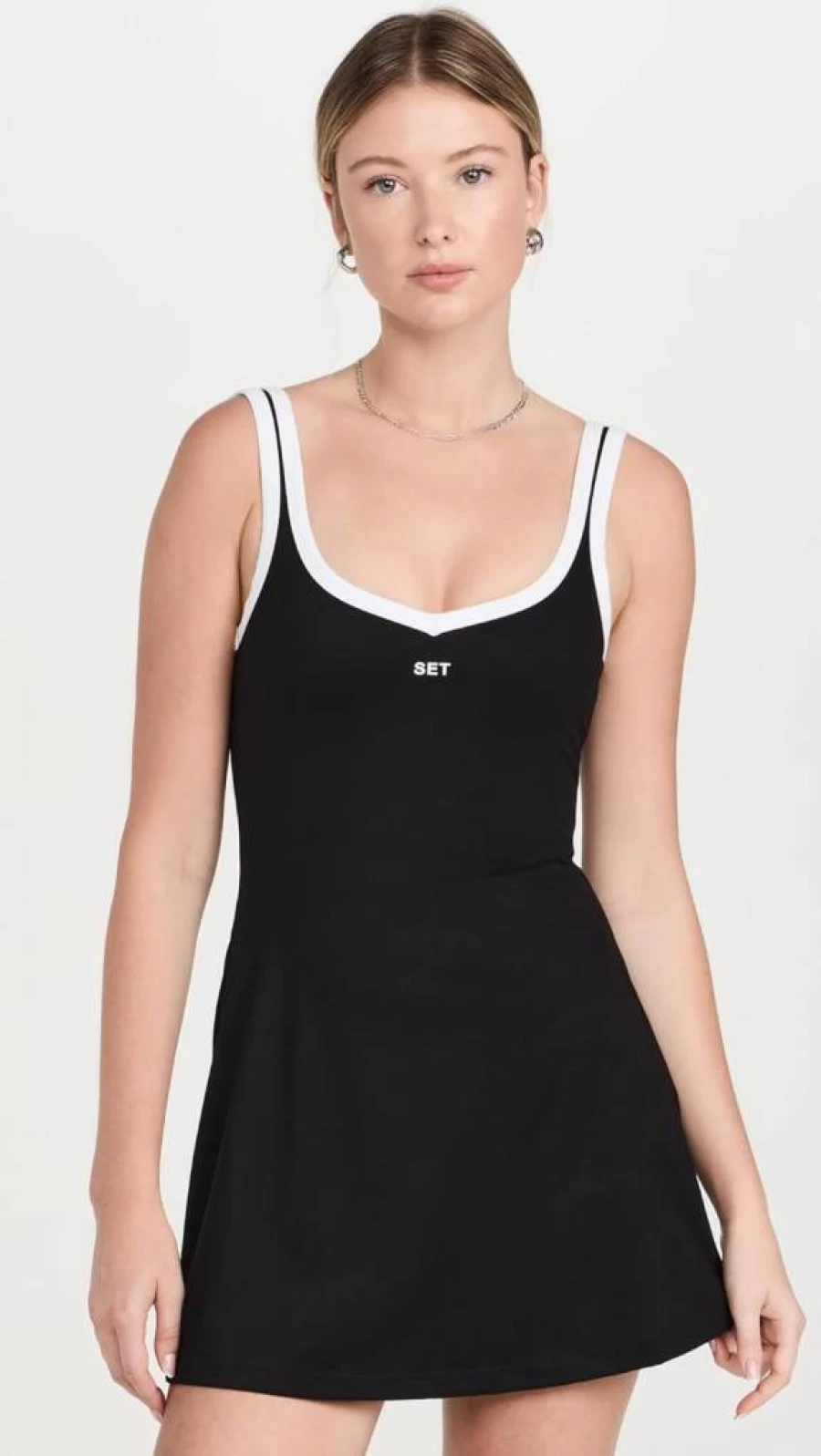 SET Active Women's Sweetheart Sports Dress - Workout & Gym Bodycon Outfit