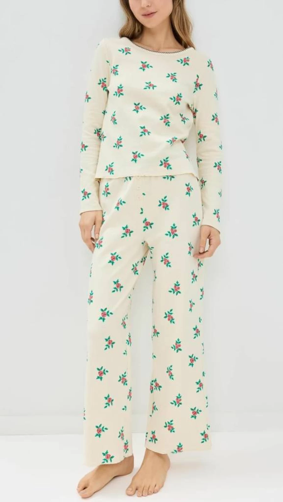 Cozyland by Morgan Lane Women's Ellie Pajama Set - Soft Sleepwear & Loungewear PJs