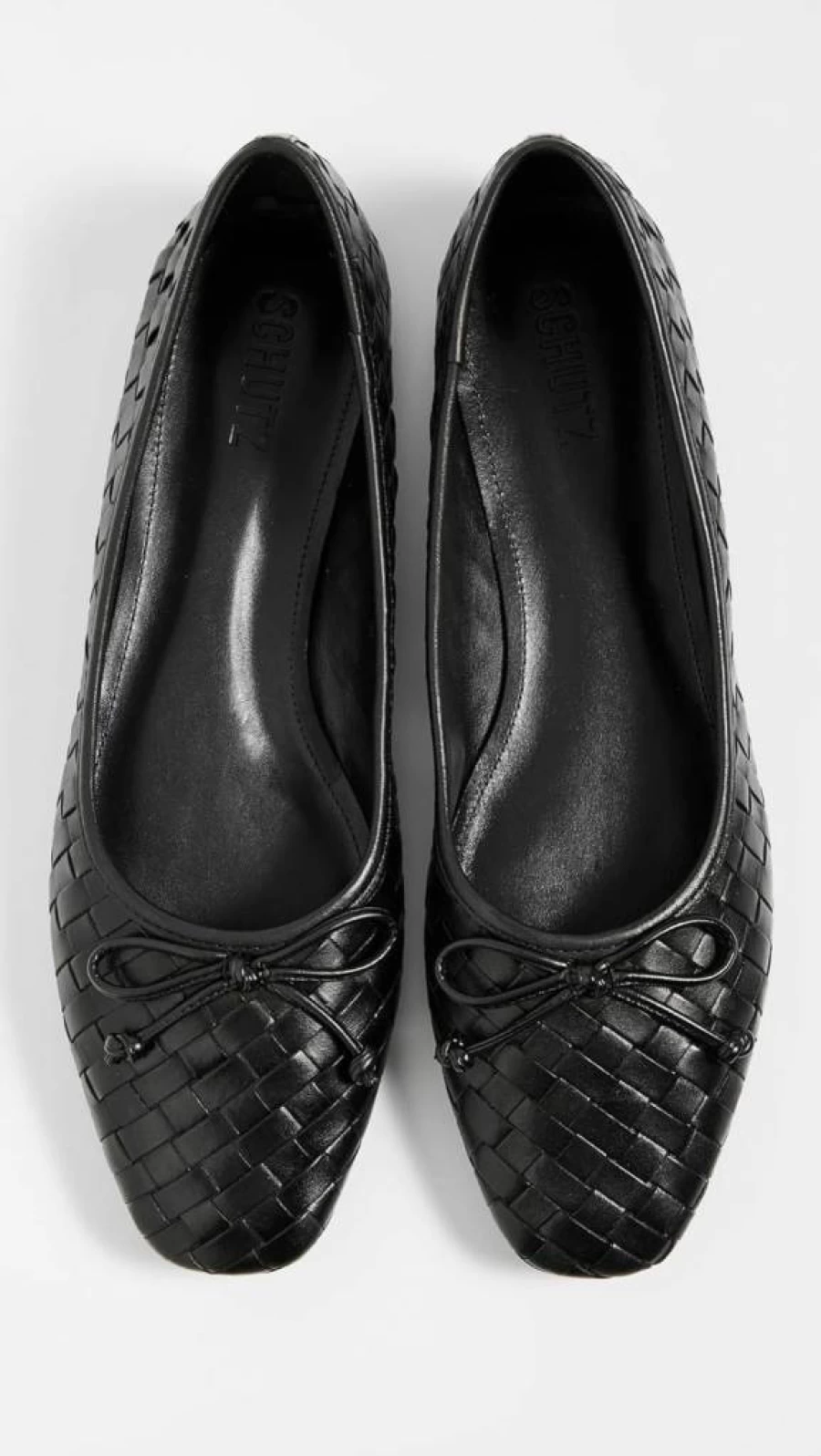 SCHUTZ Arissa Women's Ballet Flats - Elegant Woven Design for Comfort and Style
