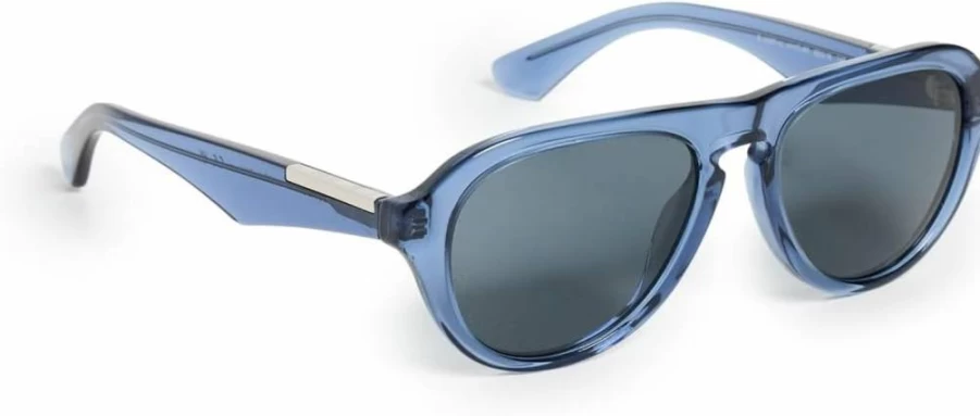 BURBERRY Be4437U Classic Aviator Sunglasses with UV Protection