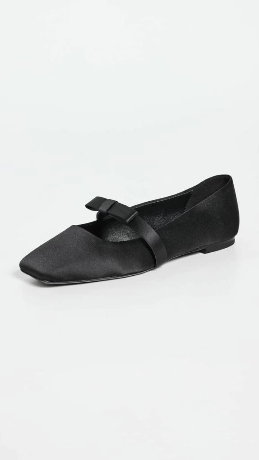 Black Suede Studio Women's DEA Flats - Comfortable Suede Ballet Flat Shoes for Women