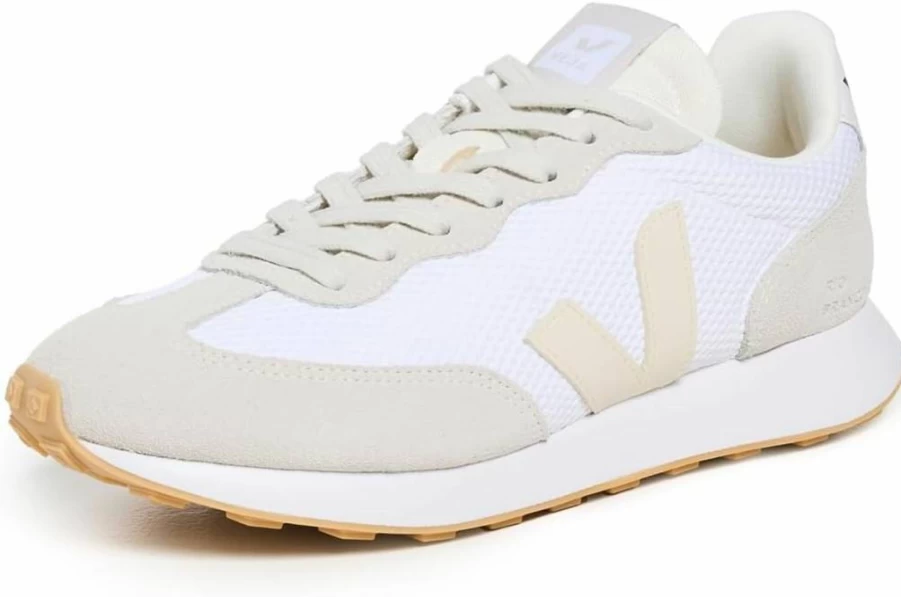 Veja Women's Rio Branco II Sneakers | Sustainable Eco-Friendly White Leather Low-Top Sneakers