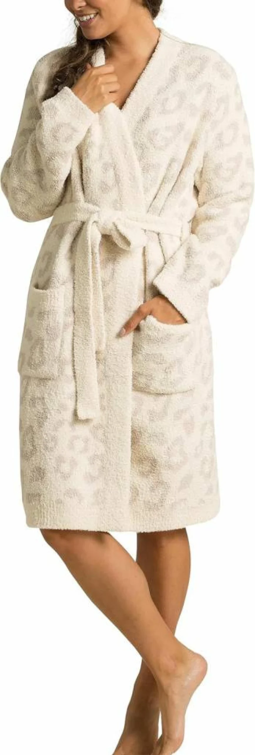 Barefoot Dreams Cozychic Wild Robe - Ultra Soft Lounge Robe for Women