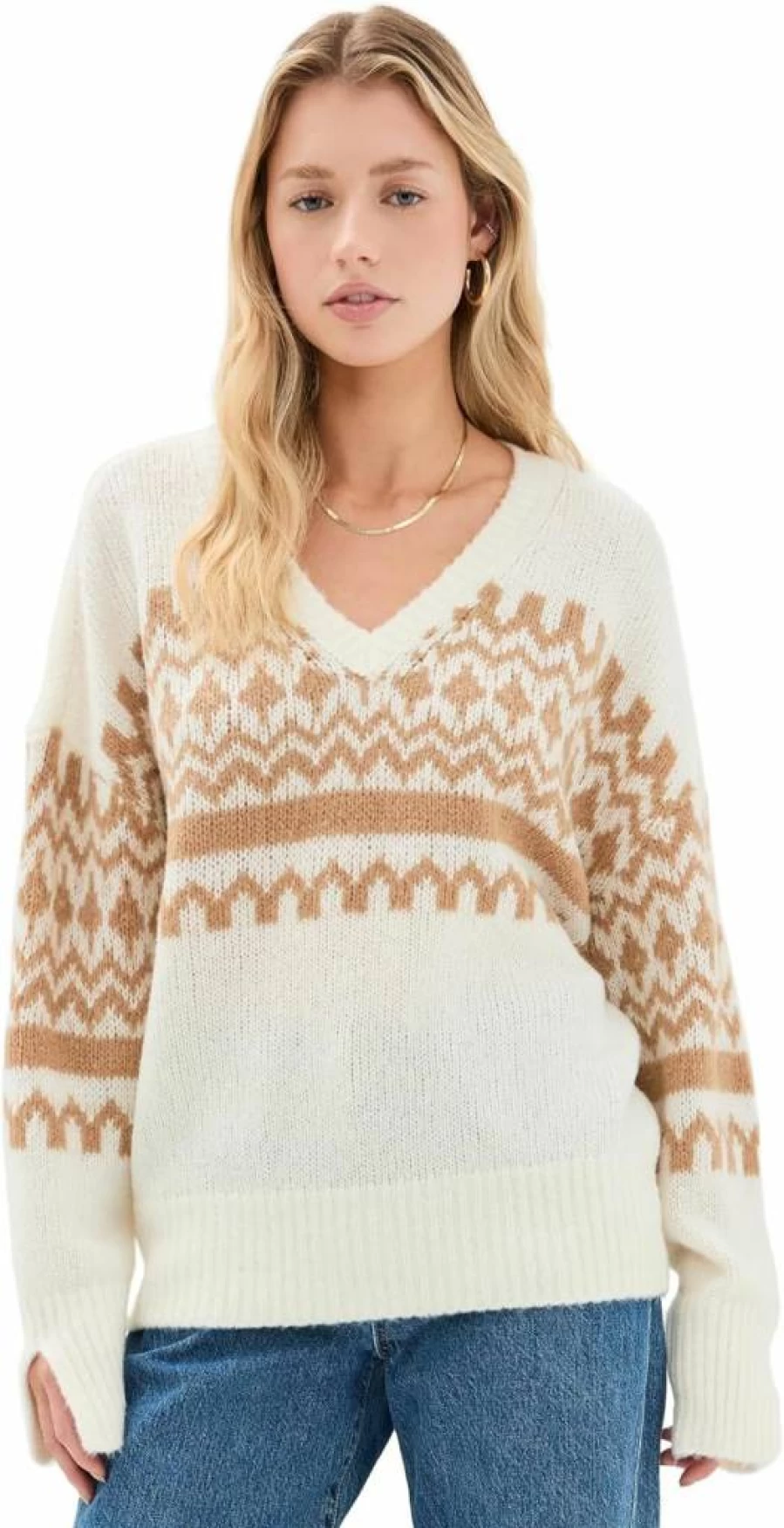 Favorite Daughter Women's William Winter Sweater - Cozy Knit Pullover for Cold Weather
