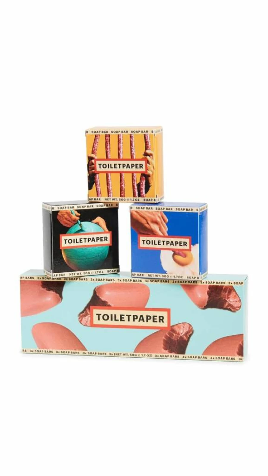 TOILETPAPER Beauty Women's Juggler Soap Kit - Multi-Color Handmade Soap Gift Set for Women, One Size