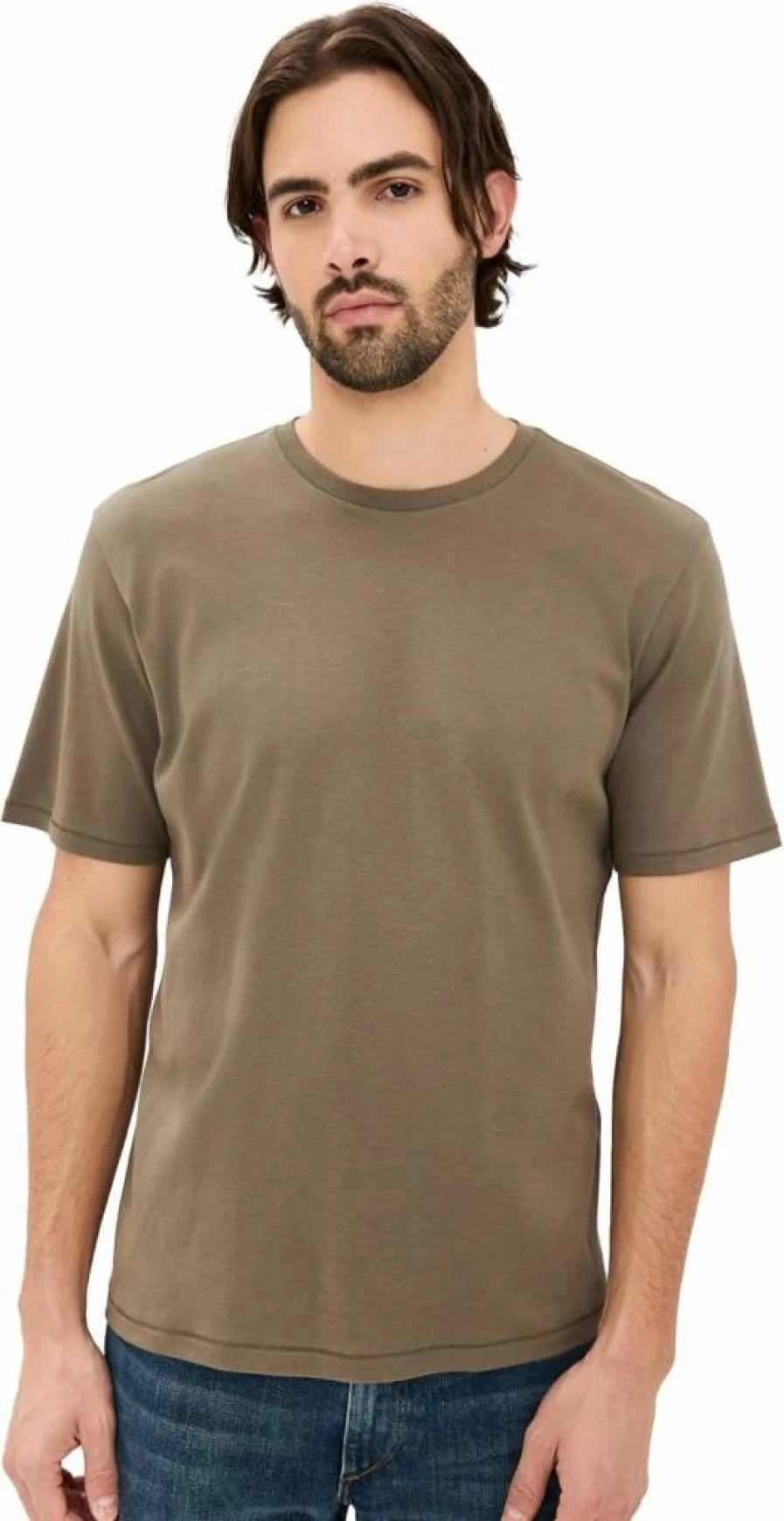 Rag & Bone Men's Pima Cotton Interlock T-Shirt – Premium Soft Crewneck Tee