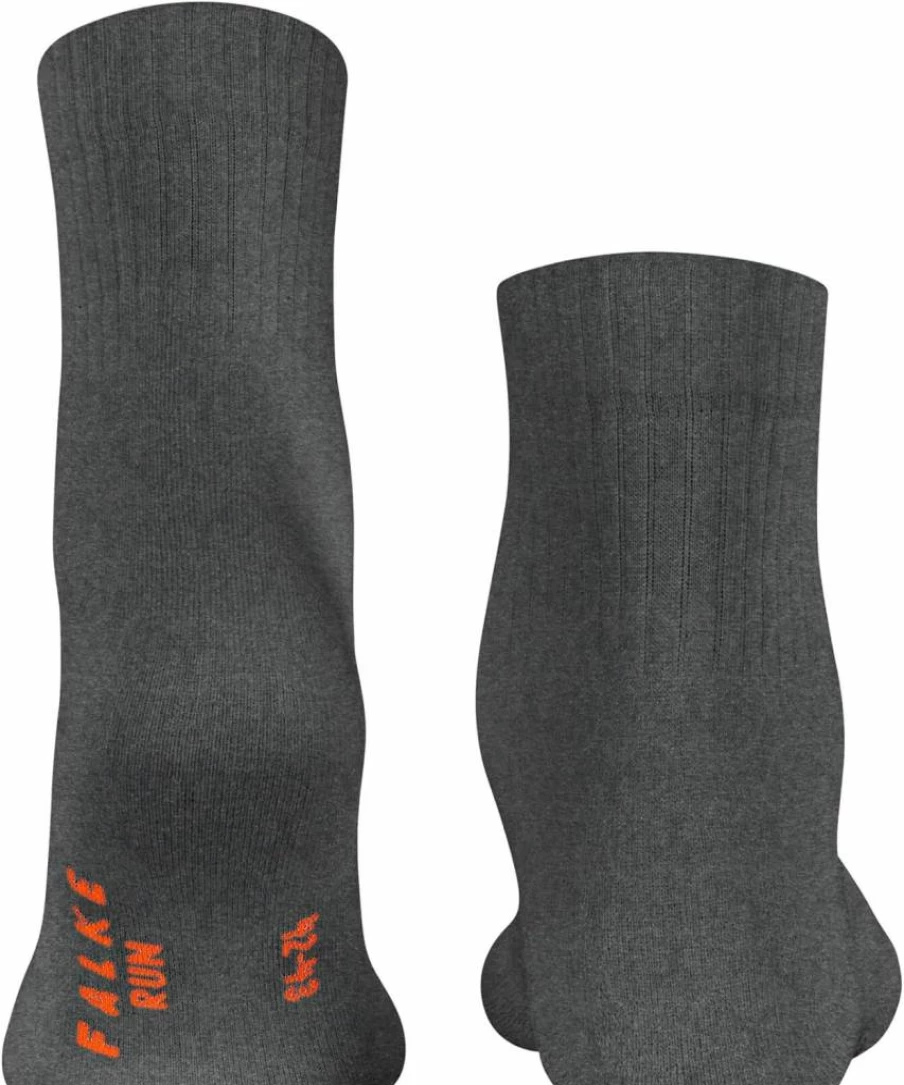 FALKE Unisex Running Ribbed Cotton Socks - Breathable Athletic Socks for Men & Women - 1 Pair