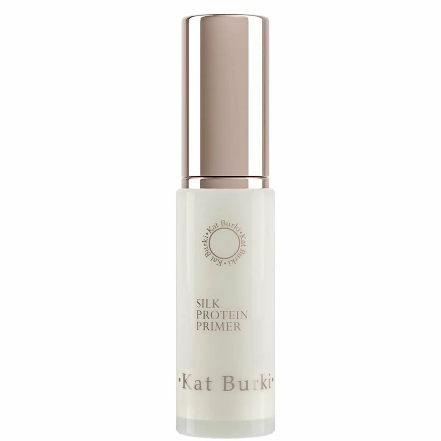 Amazon Kat Burki Silk Protein Primer - Hydrating & Plumping Face Primer with Hyaluronic Acid, Silk Amino Proteins for Smooth, Airbrushed Skin - Silicone-Free, 1 Fl Oz