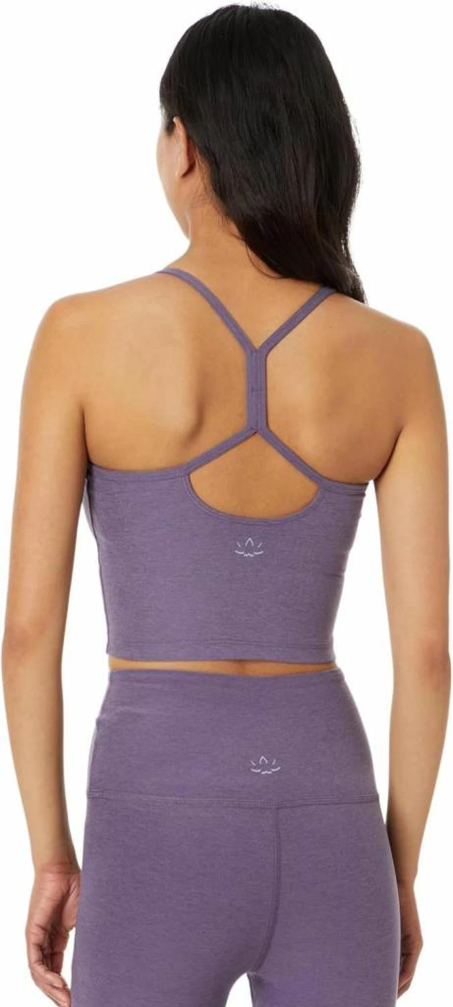 Beyond Yoga Women's Spacedye Slim Fit Cropped Racerback Tank Top for Yoga & Workouts
