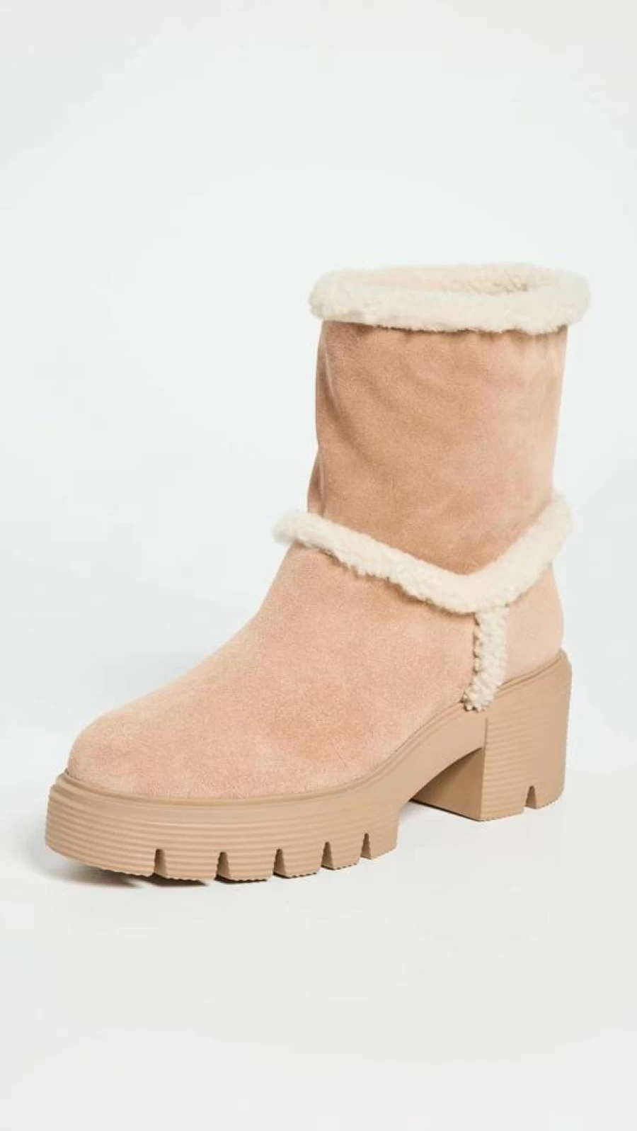 Stuart Weitzman Women's Lennox Ankle Booties | Leather Mid-Heel Boots for Women