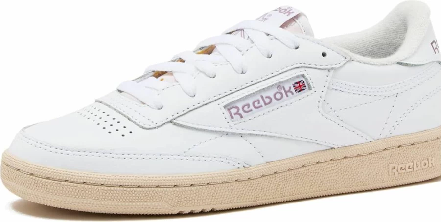 Reebok Club C 85 Vintage Women's Tennis Shoes - White Casual Sneakers for Everyday Wear